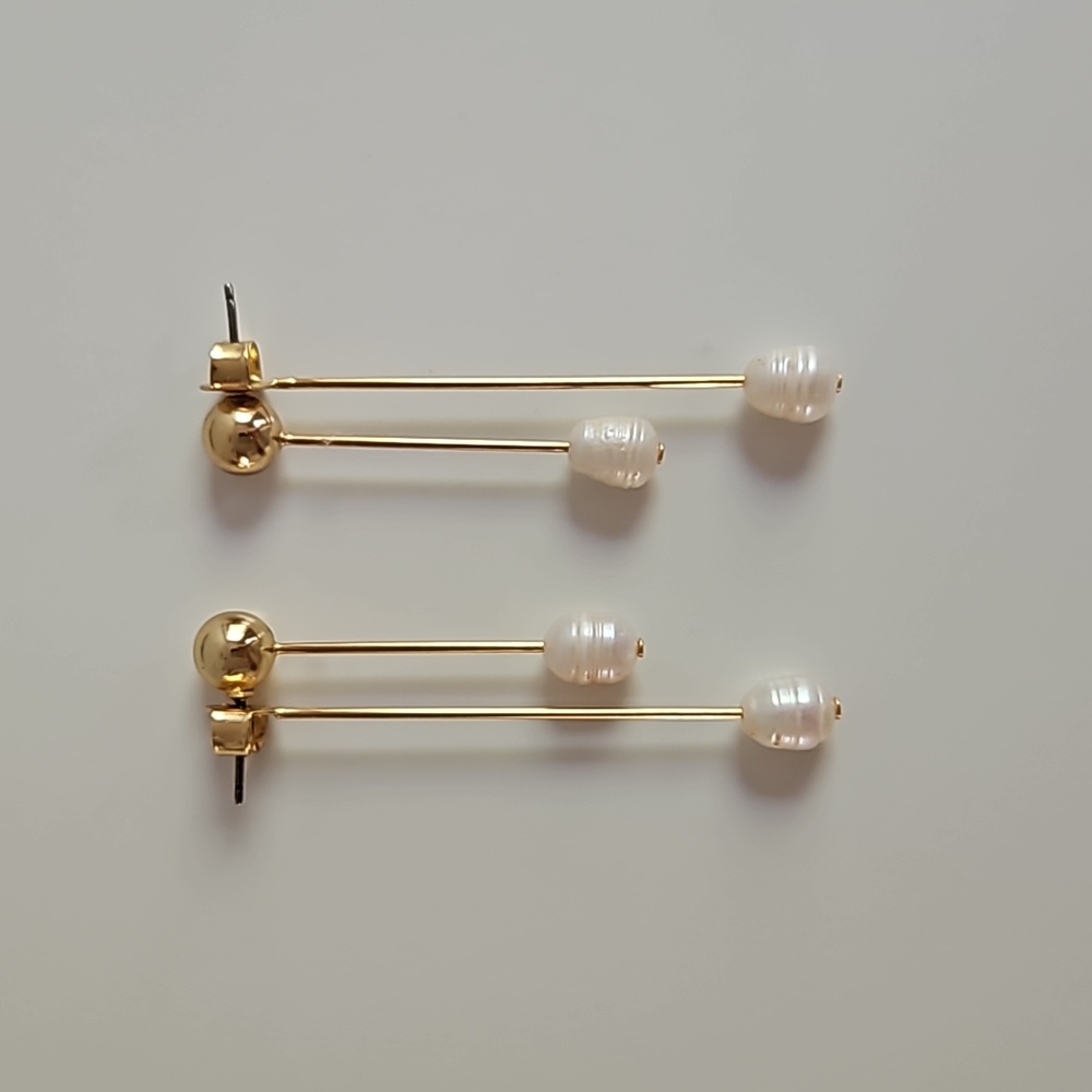 J. Crew pearl drop earrings